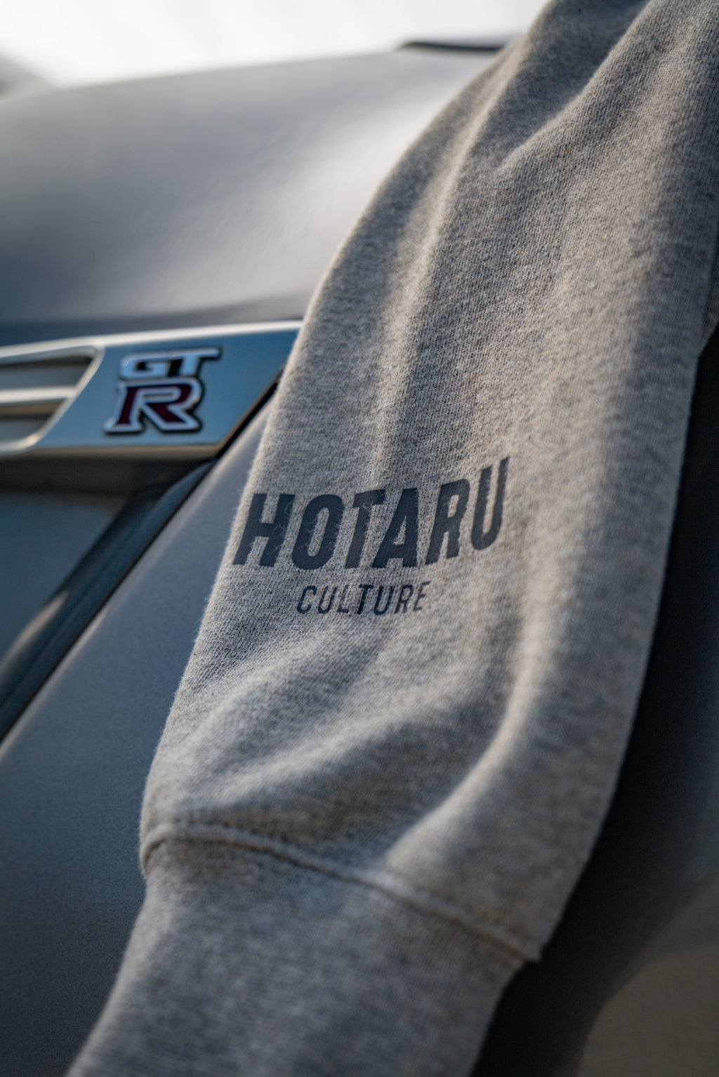Racer No.13 Heavyweight Hoodie - Grey