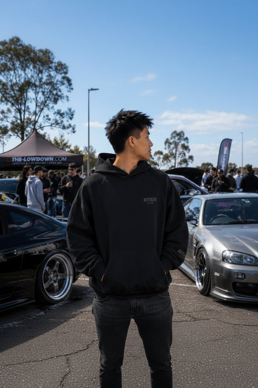 Mini Mob Heavyweight Hoodie — Black