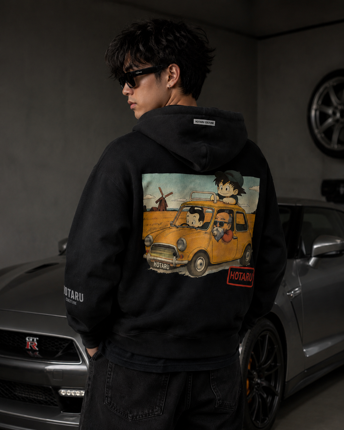 Mini Mob Heavyweight Hoodie — Black